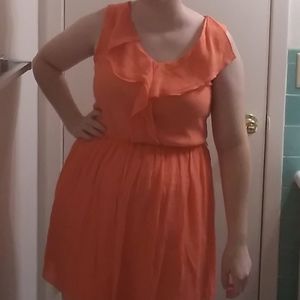 Orange Peach Dress